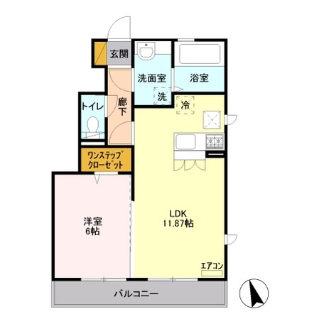 サンク モンタニア B棟の物件間取画像